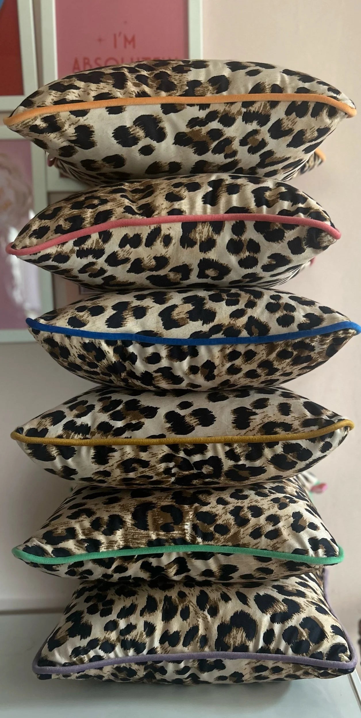 Colourful leopard cushions-SQ1226540