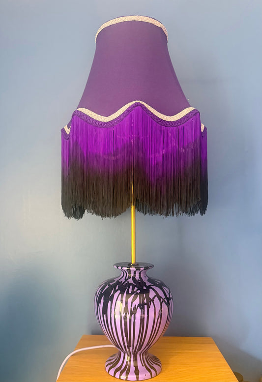Drip lamp and ombré lampshade