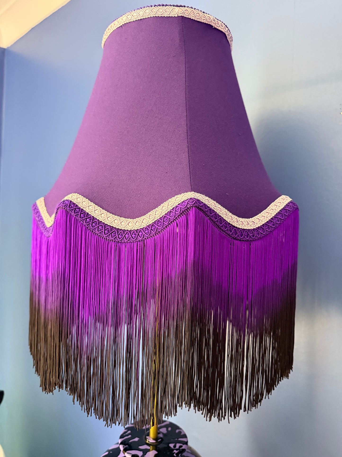 Drip lamp and ombré lampshade
