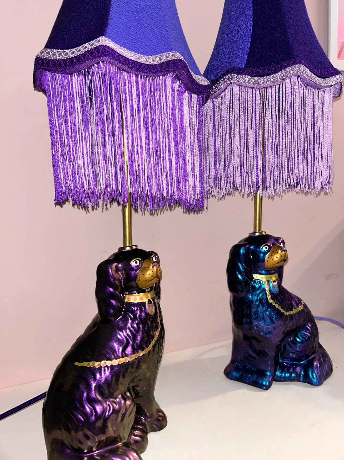 Patricia & Winifred wally dug lamps