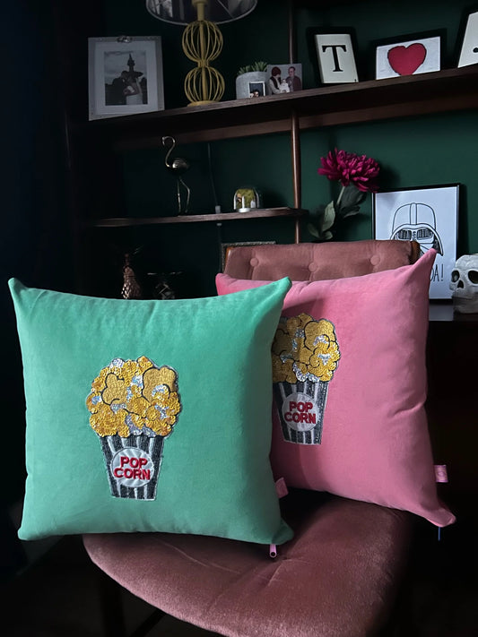 Popcorn velvet cushions-SQ1808194