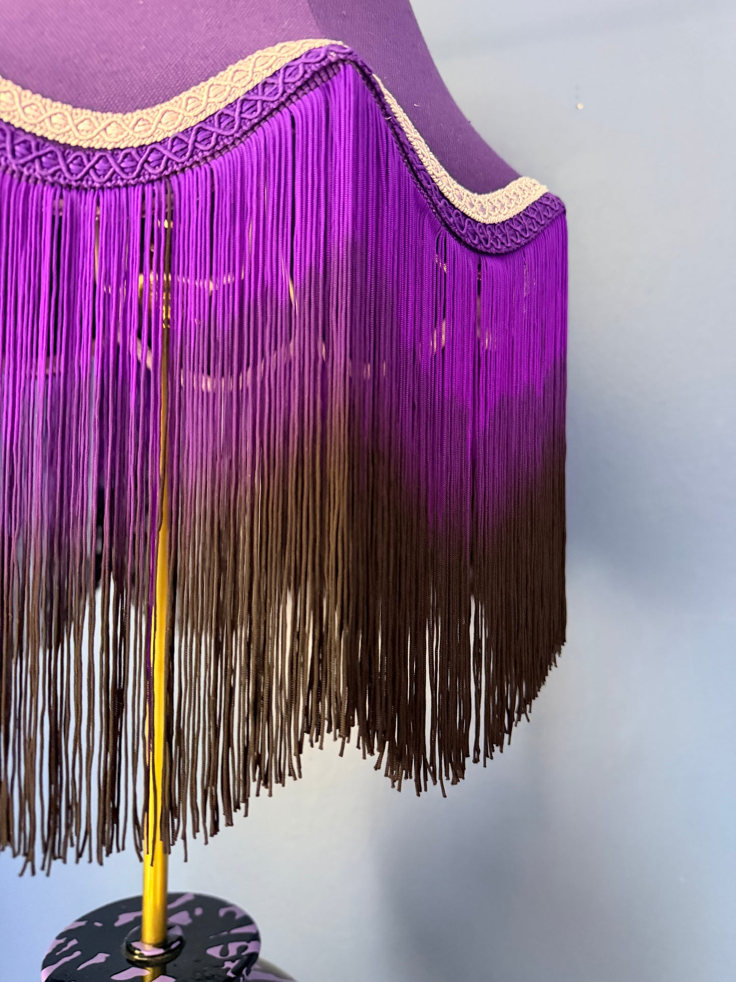 Drip lamp and ombré lampshade