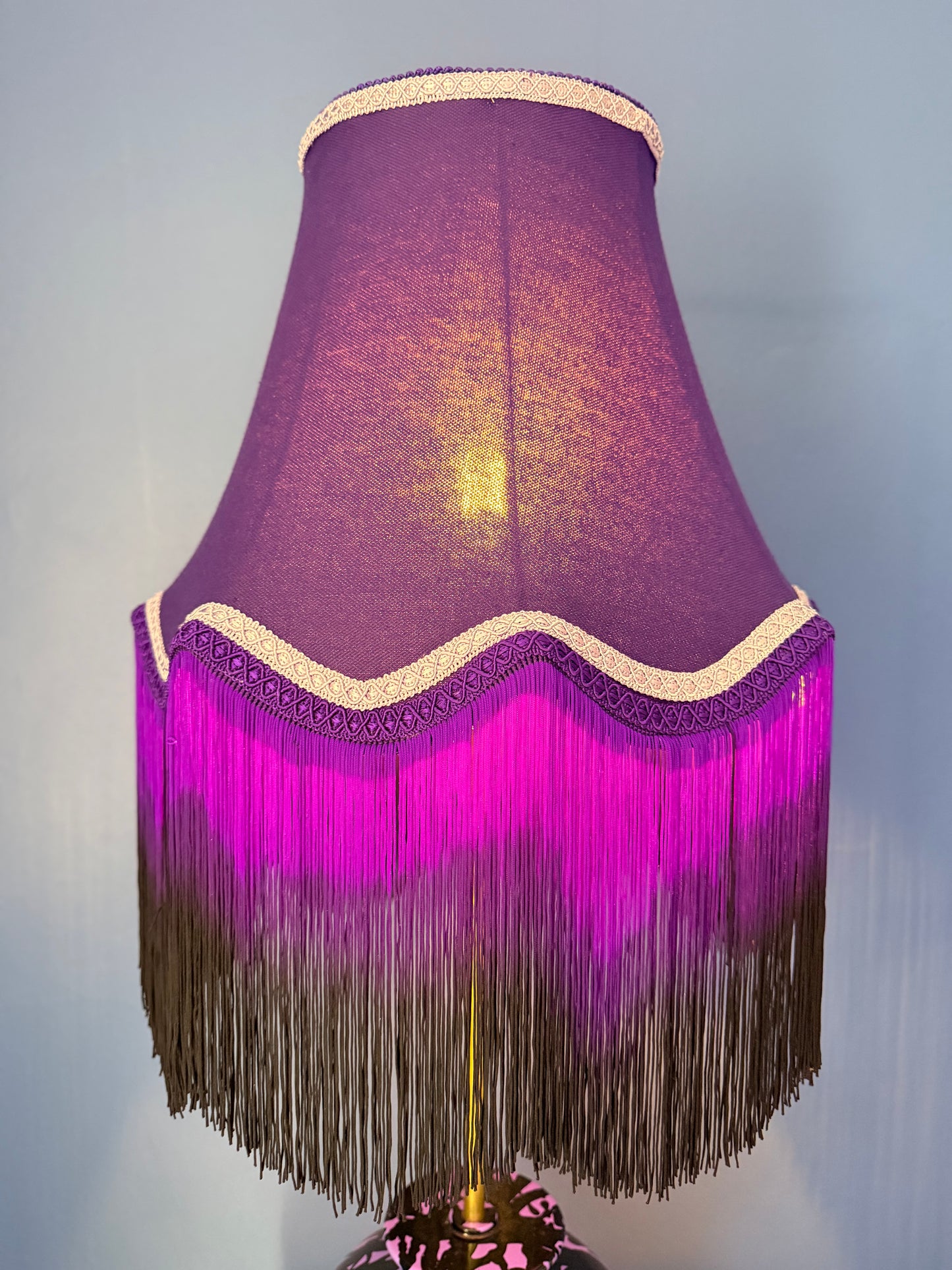 Drip lamp and ombré lampshade